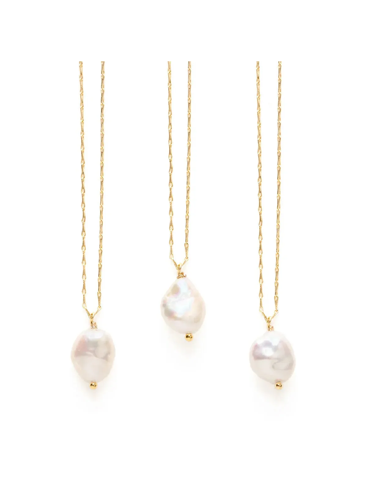 Freshwater Pearl Pendant Necklace by Amano Studio