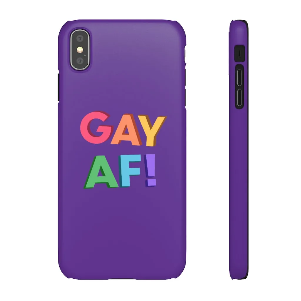 Gay AF! Phone Case for Apple & Samsung