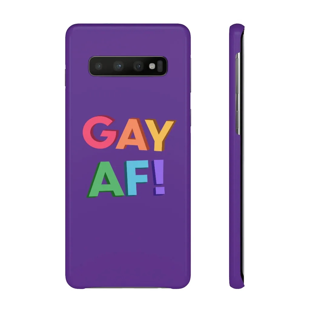 Gay AF! Phone Case for Apple & Samsung