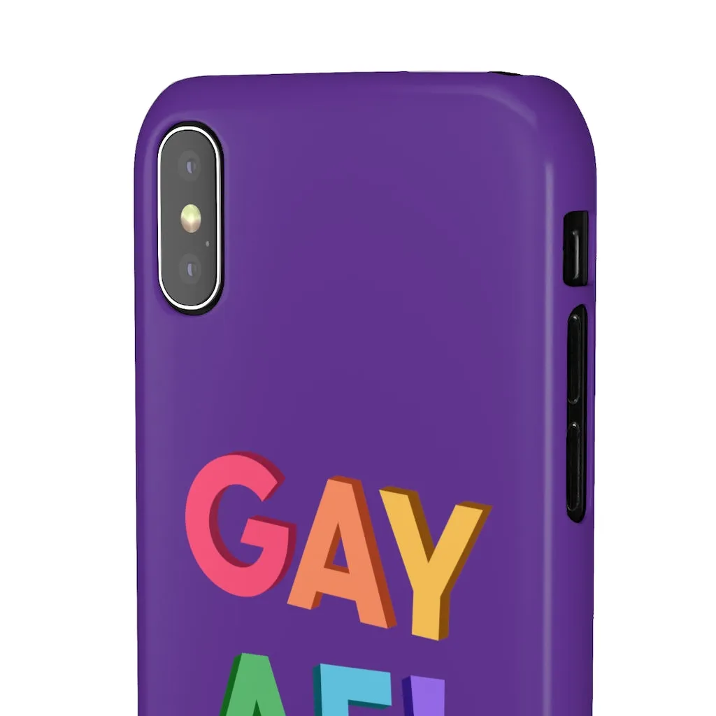 Gay AF! Phone Case for Apple & Samsung