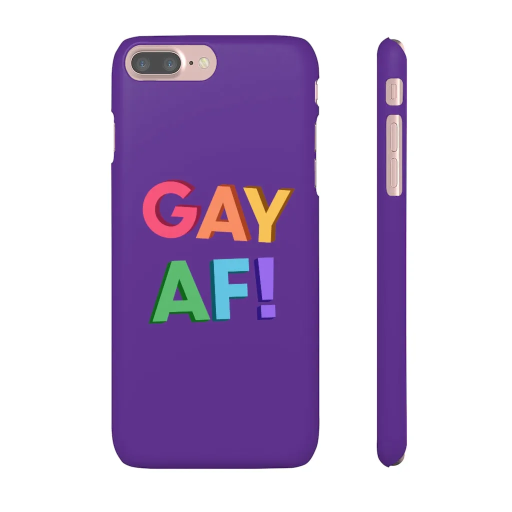 Gay AF! Phone Case for Apple & Samsung