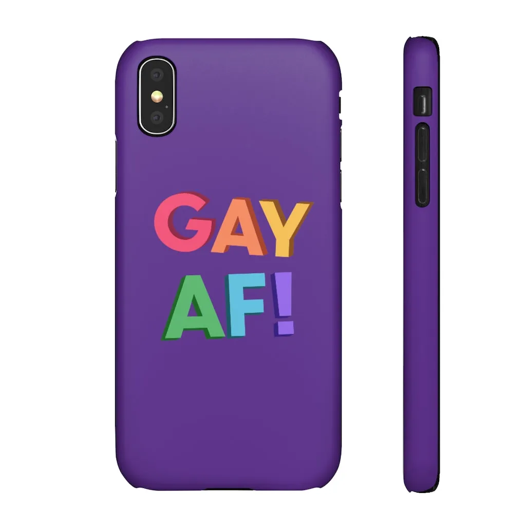 Gay AF! Phone Case for Apple & Samsung