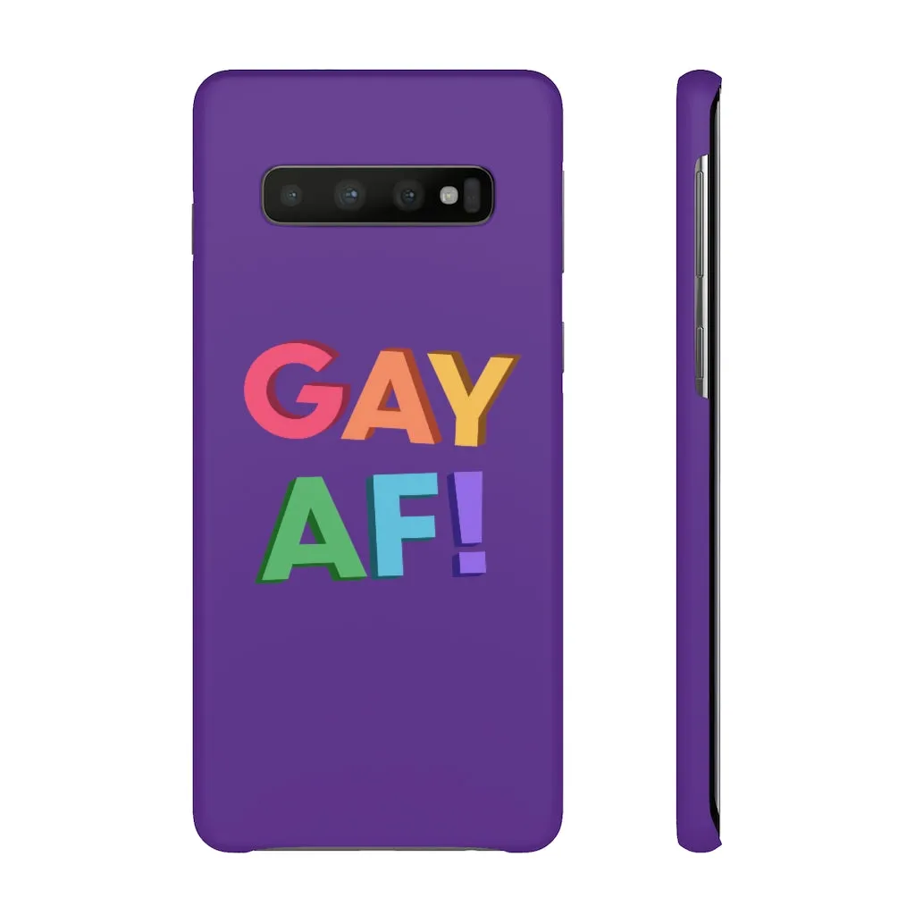 Gay AF! Phone Case for Apple & Samsung