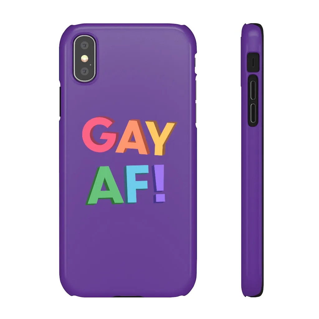 Gay AF! Phone Case for Apple & Samsung