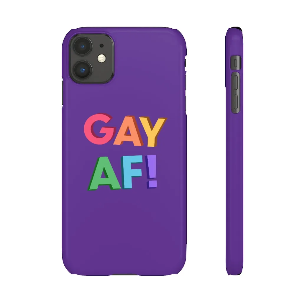 Gay AF! Phone Case for Apple & Samsung