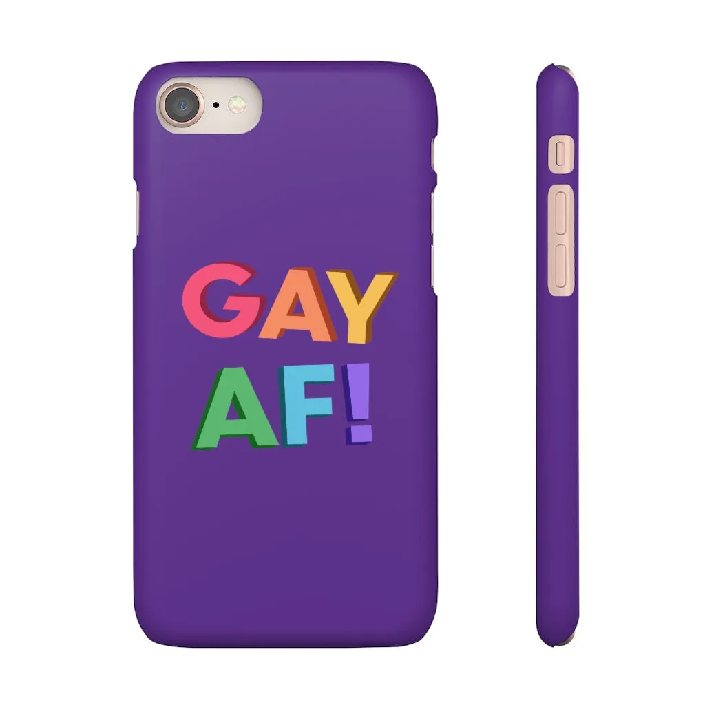 Gay AF! Phone Case for Apple & Samsung