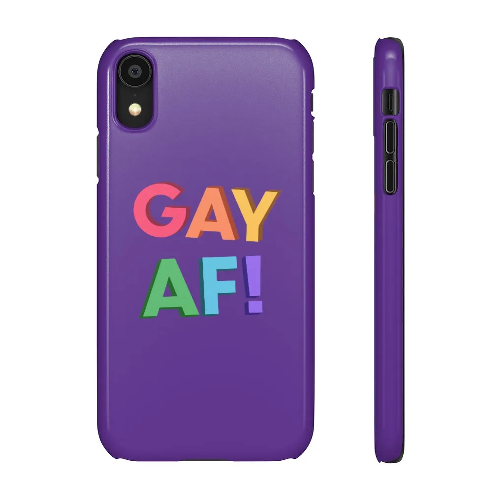 Gay AF! Phone Case for Apple & Samsung