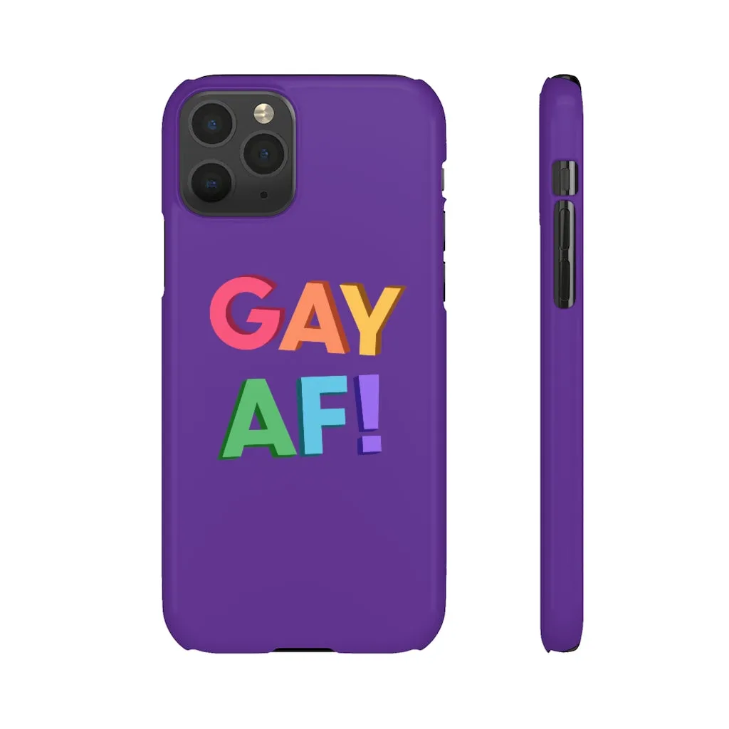 Gay AF! Phone Case for Apple & Samsung