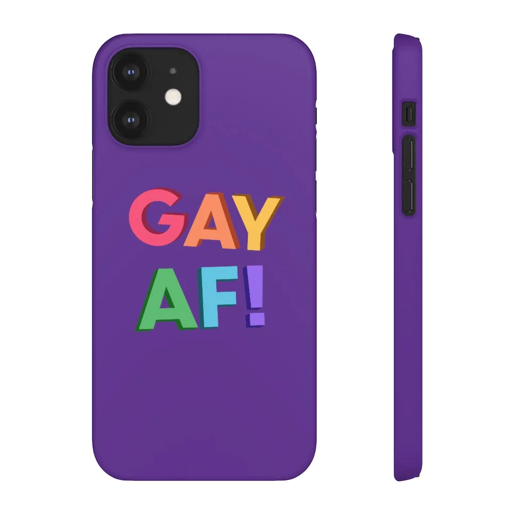 Gay AF! Phone Case for Apple & Samsung