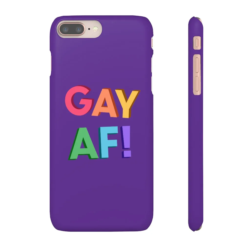 Gay AF! Phone Case for Apple & Samsung