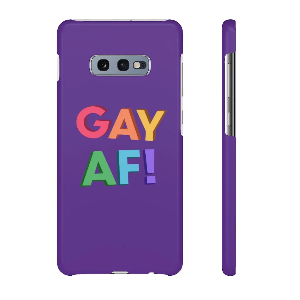 Gay AF! Phone Case for Apple & Samsung