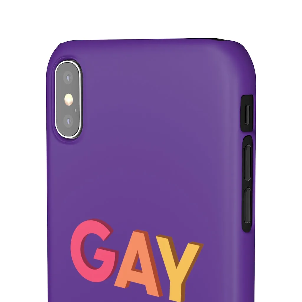 Gay AF! Phone Case for Apple & Samsung