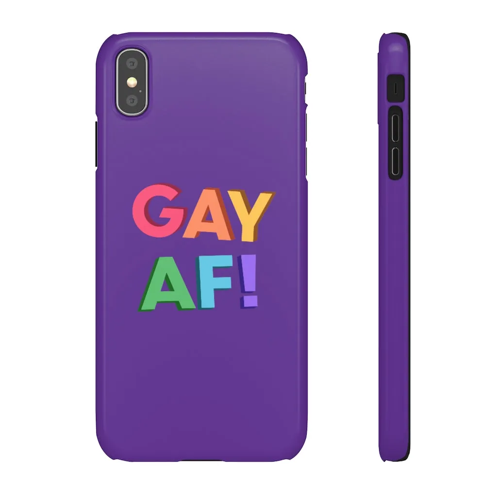 Gay AF! Phone Case for Apple & Samsung