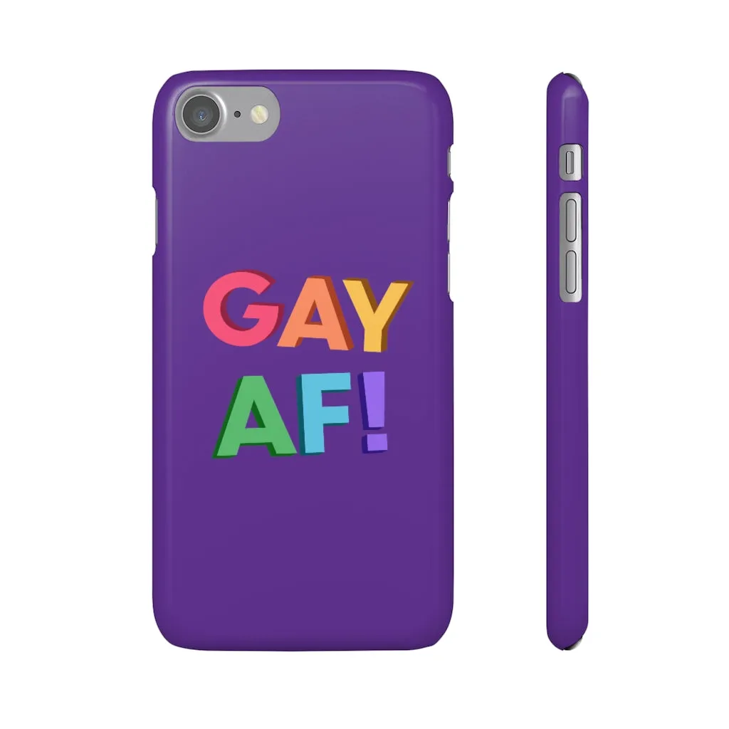 Gay AF! Phone Case for Apple & Samsung