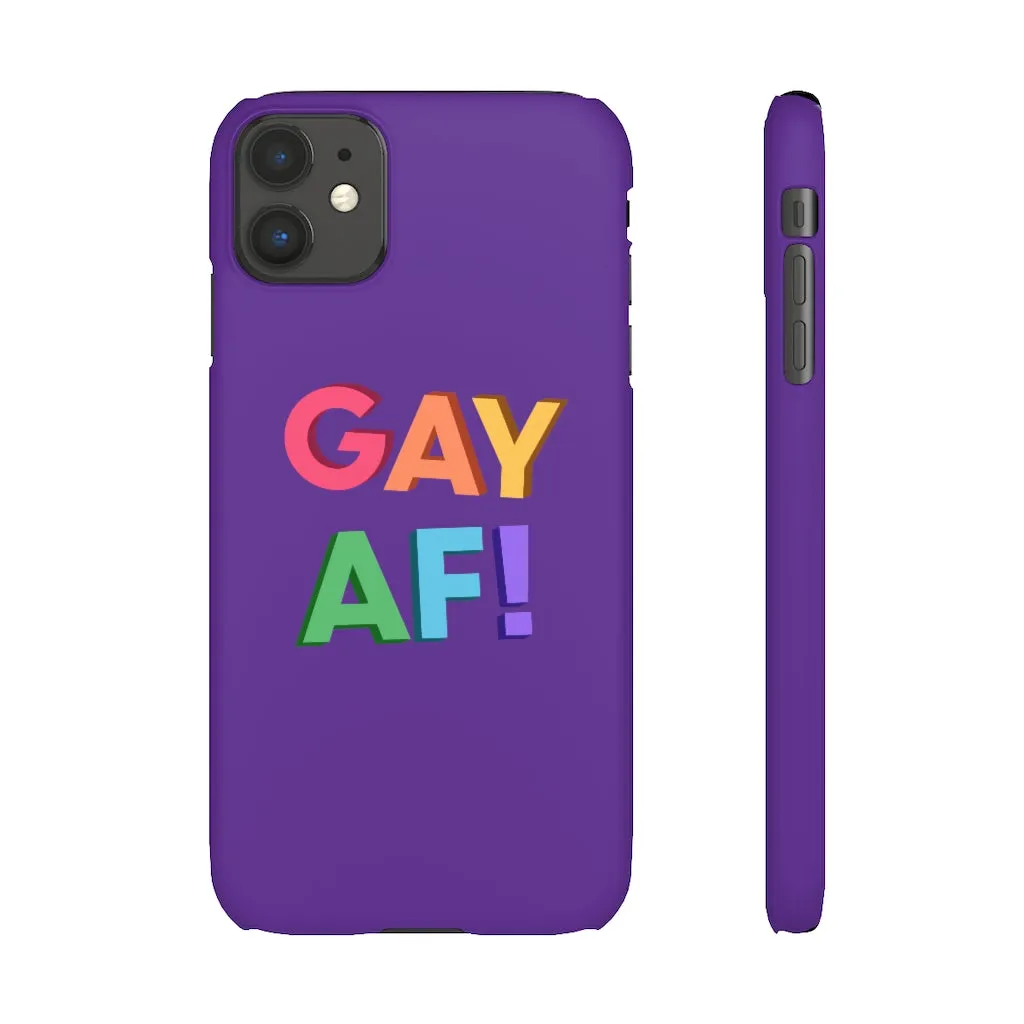 Gay AF! Phone Case for Apple & Samsung