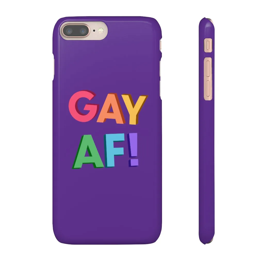 Gay AF! Phone Case for Apple & Samsung