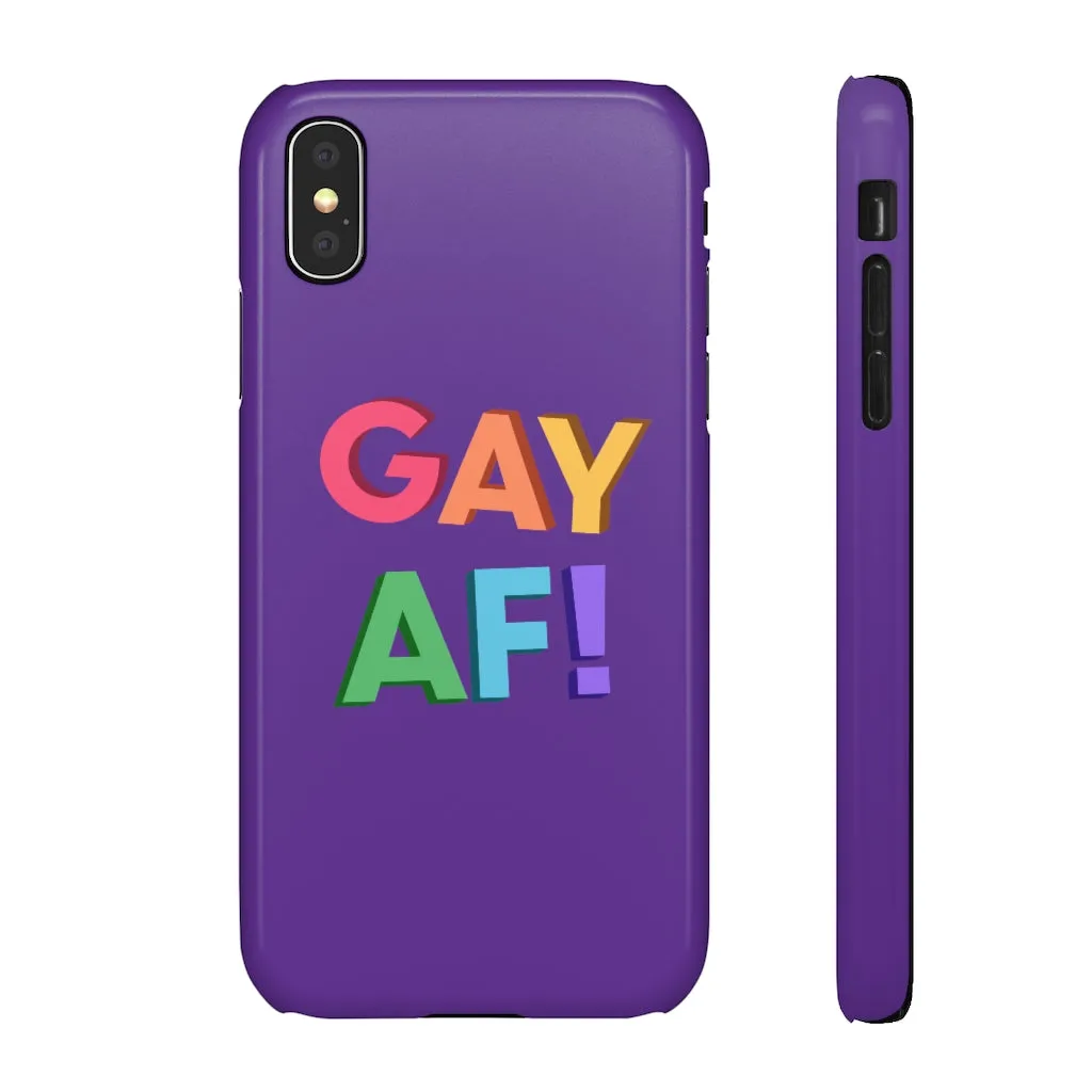 Gay AF! Phone Case for Apple & Samsung