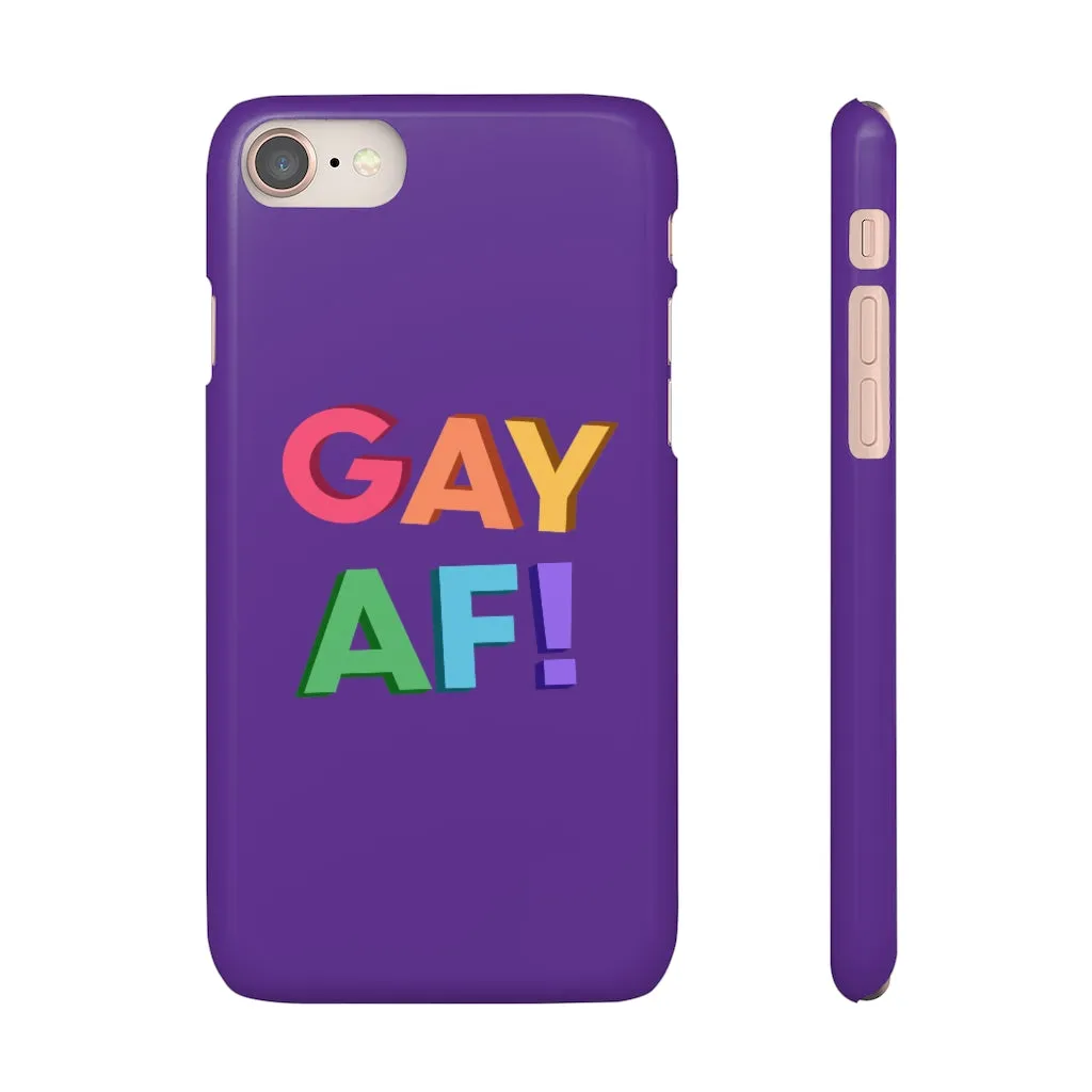 Gay AF! Phone Case for Apple & Samsung