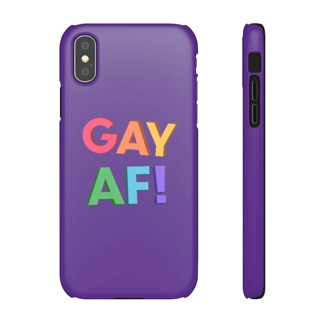 Gay AF! Phone Case for Apple & Samsung