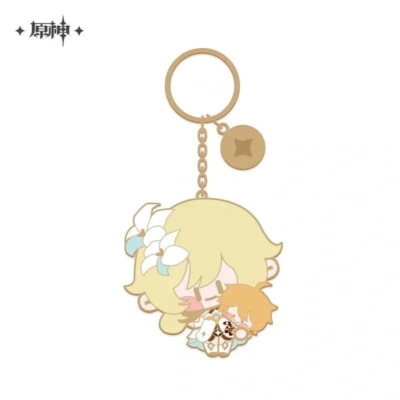 Genshin Impact - Character Chibi Collection Metal Keychain miHoYo