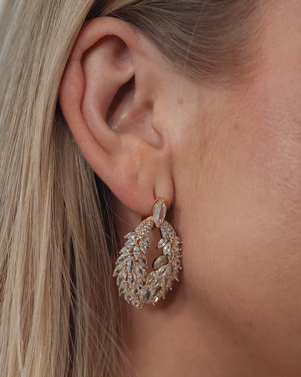 Giuliana Statement CZ Drop Earring