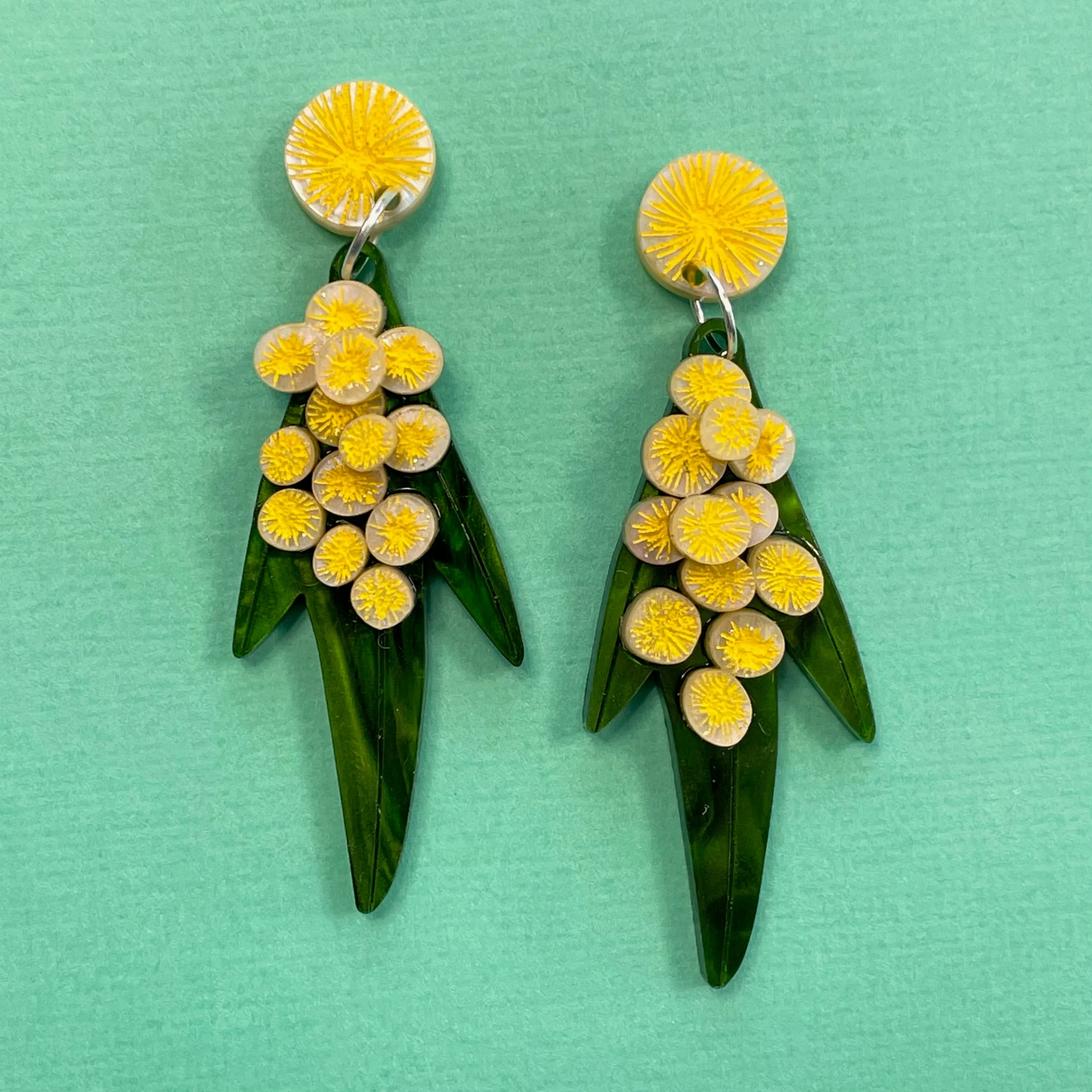 Golden Wattle - Drop Earrings