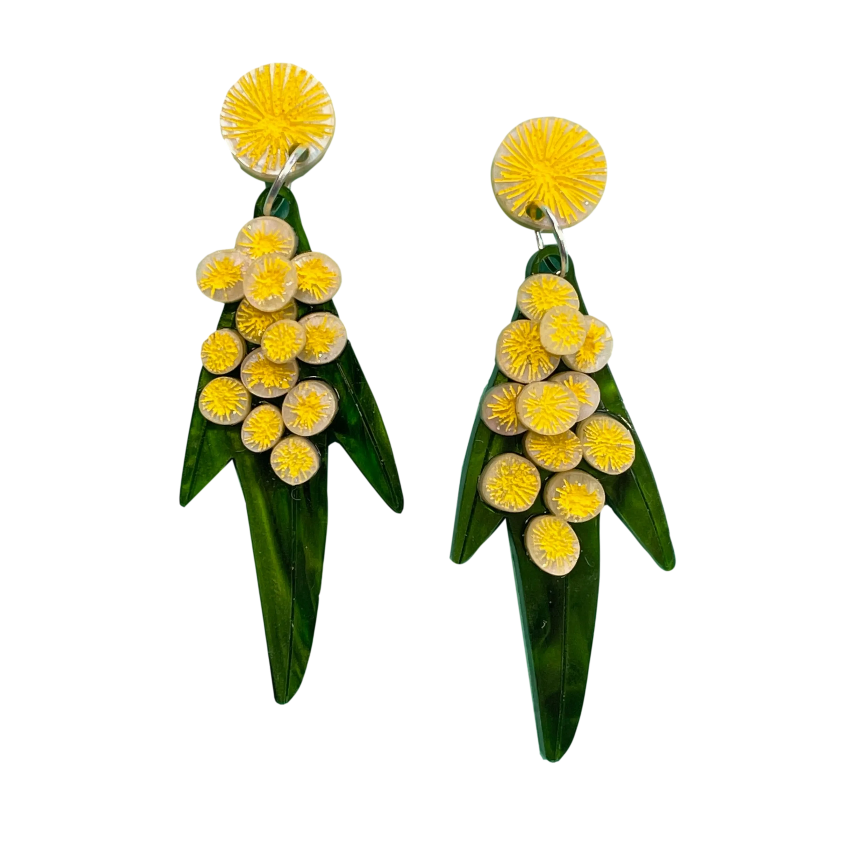 Golden Wattle - Drop Earrings