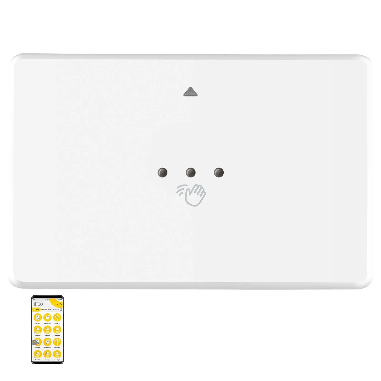 Ikuü Smart Wi-Fi Single Gang Handwave Switch