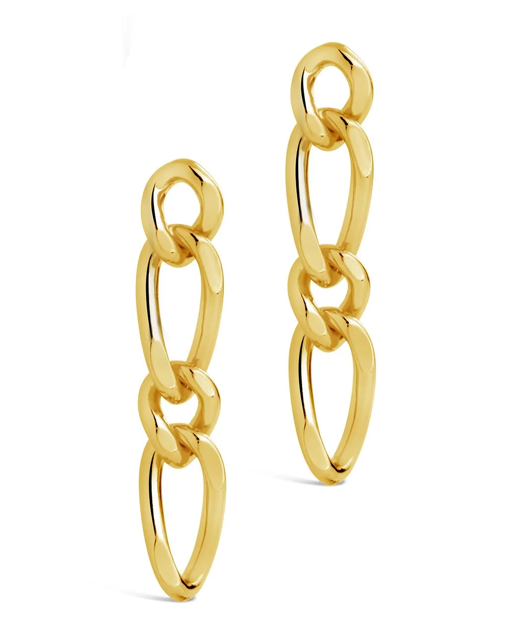 Jacqueline Chain Drop Stud Earrings