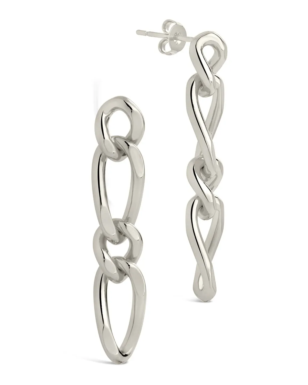 Jacqueline Chain Drop Stud Earrings