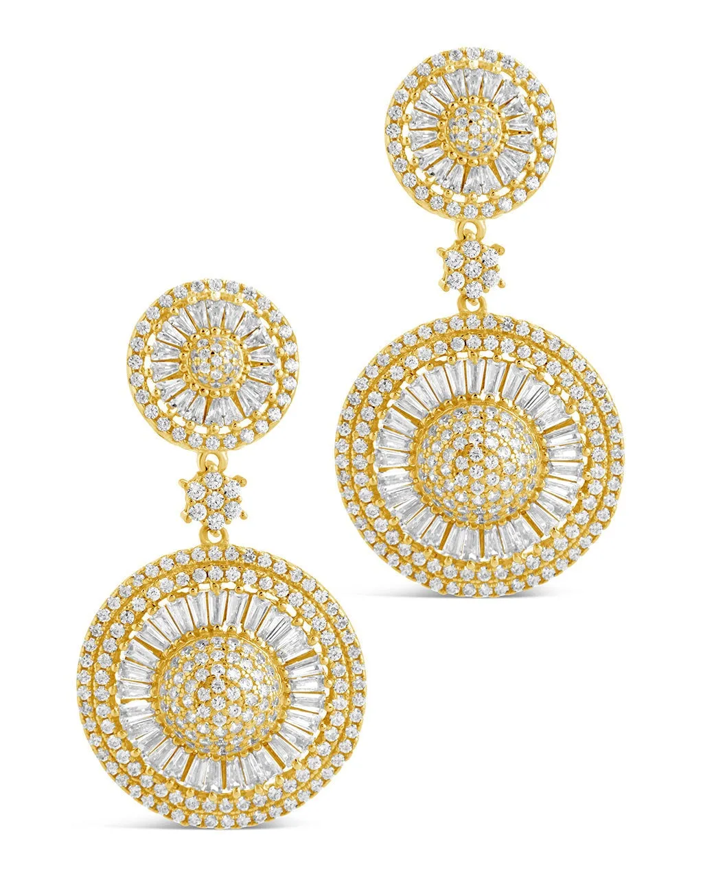 Jessica CZ Statement Drop Earrings