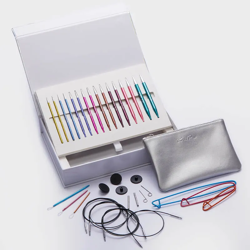 KnitPro Zing Interchangeable Needle Set, The Melodies of Life Gift Set (47412) size 3.5 - 8.0 mm