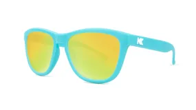 Knockaround Kid Polarized Premiums - Matte Blue/Yellow