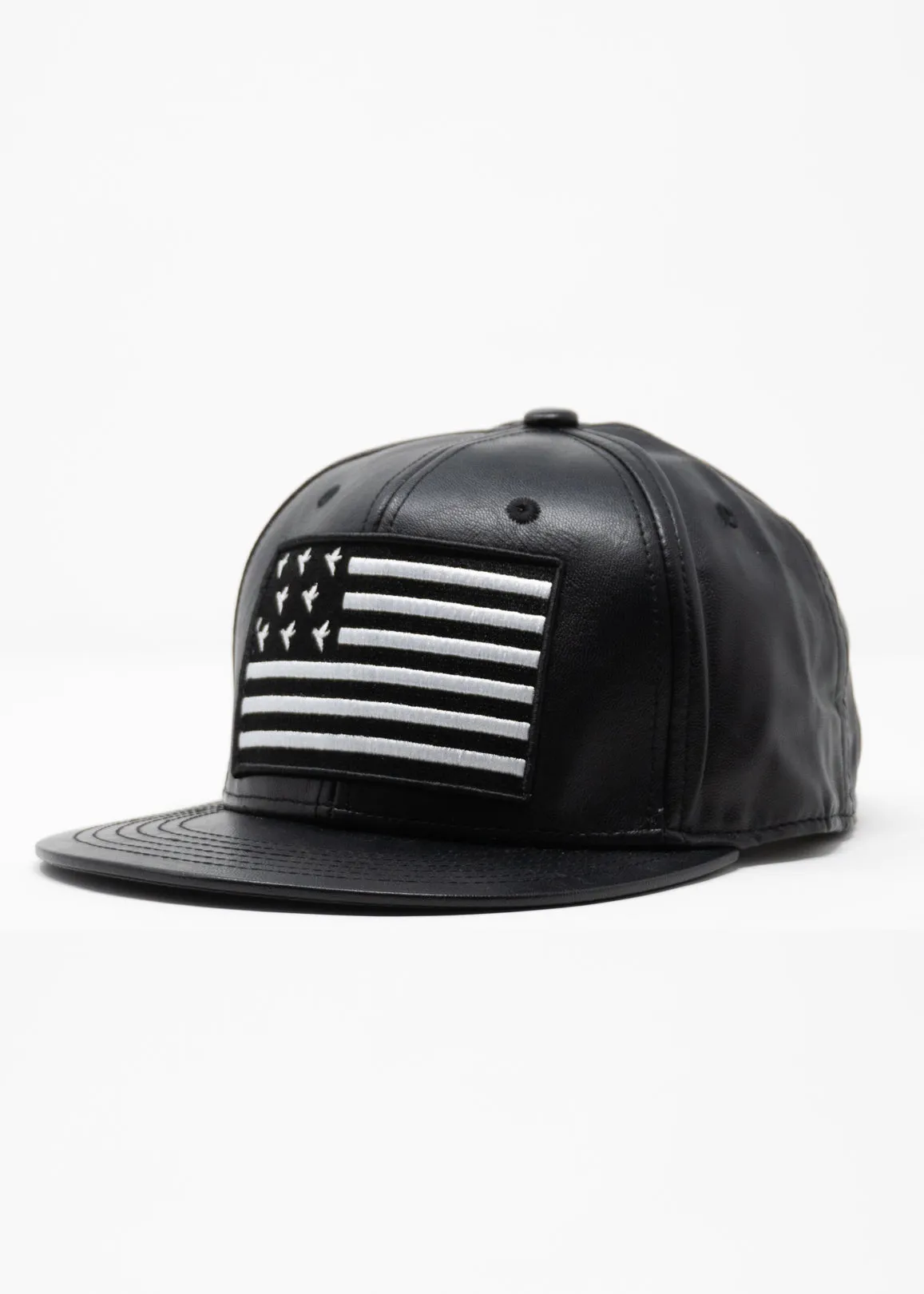 Konus Men's Bird Logo Flag Snapback In Black