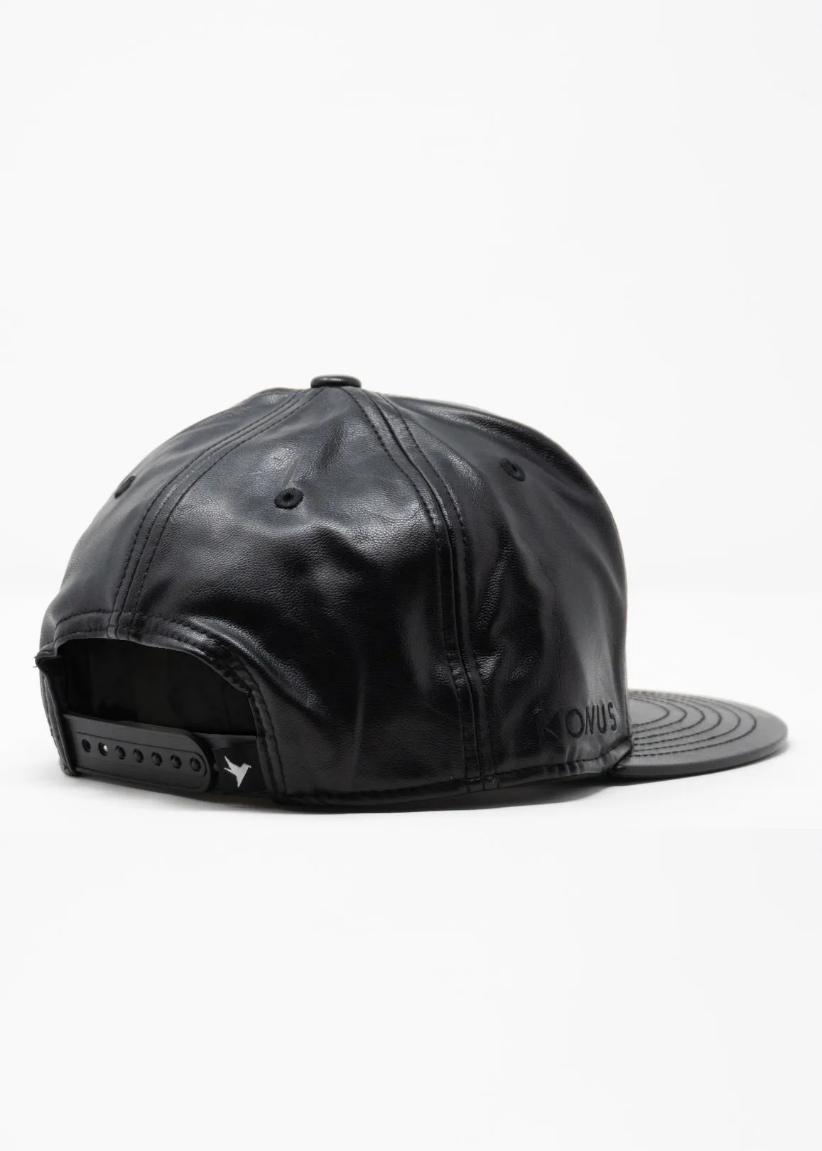 Konus Men's Bird Logo Flag Snapback In Black