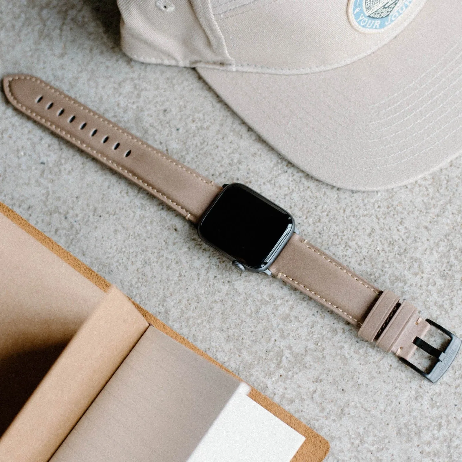 Leather Apple Watch Strap - Dune