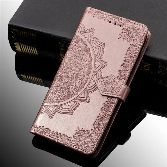 Leather Flip Case For Xiaomi Redmi 7 6 6A 5 Plus 4A 4X Note 5A 4 5 7 6 Pro 3S S2 Go Mi 9 SE A1 A2 8 Lite For Redmi 7 5A 6A Cover