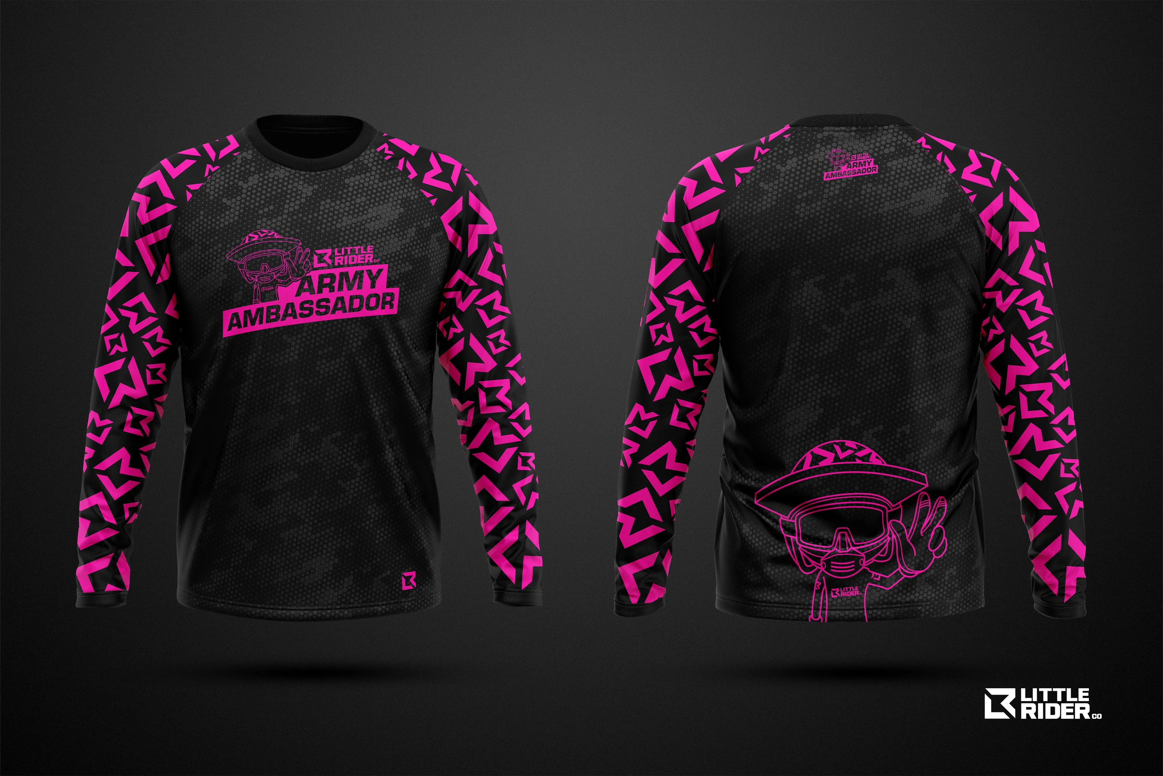 Little Rider Co 'Hot Pink' Jersey - Army Ambassador Series