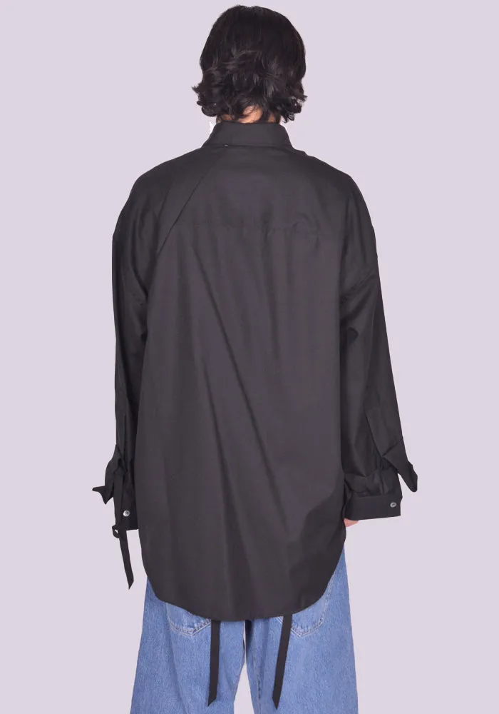 MARINA YEE FW24-0021-999 UNISEX MY SHIRT 1 OVERSIZED BLACK (New season FW24)