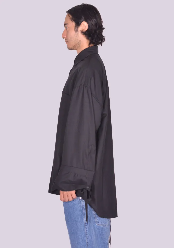 MARINA YEE FW24-0021-999 UNISEX MY SHIRT 1 OVERSIZED BLACK (New season FW24)