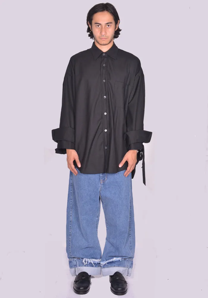 MARINA YEE FW24-0021-999 UNISEX MY SHIRT 1 OVERSIZED BLACK (New season FW24)