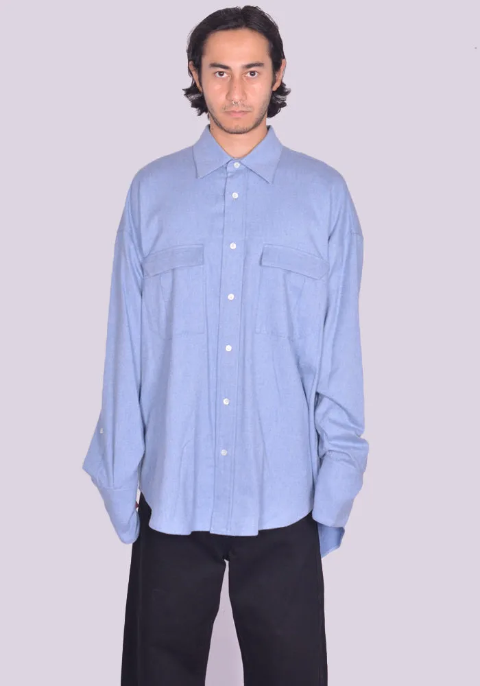 MARINA YEE FW24-0086-550 UNISEX MY SHIRT 9 OVERSIZED BLUE (New season FW24)