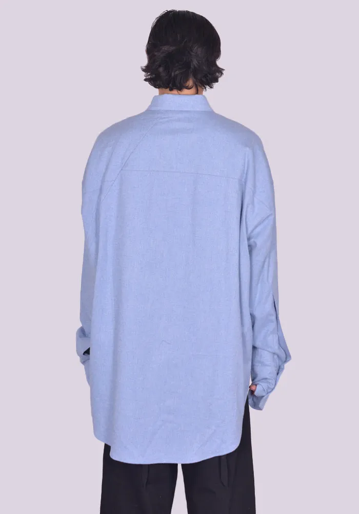 MARINA YEE FW24-0086-550 UNISEX MY SHIRT 9 OVERSIZED BLUE (New season FW24)