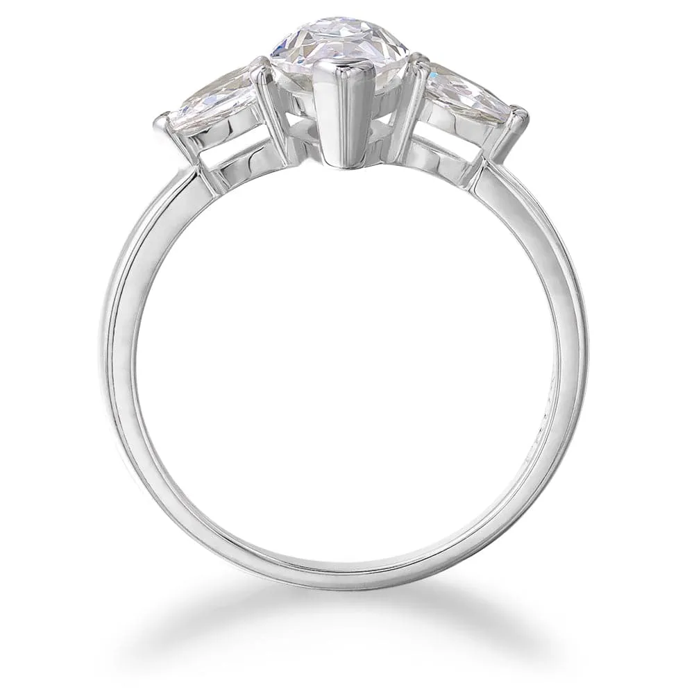 Marquise Cut Trilogy Ring