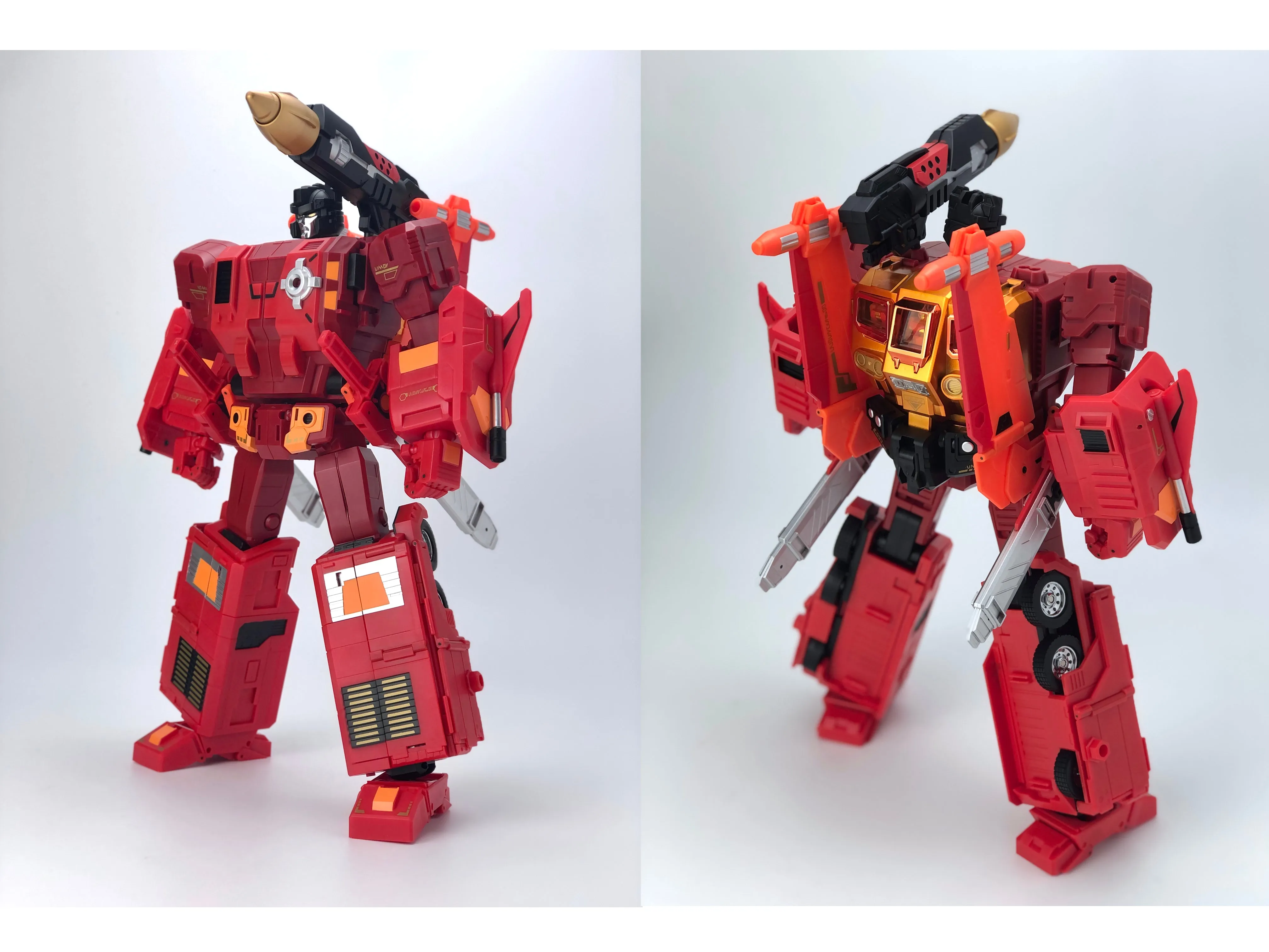 MB-06D ORANGE POWER BASER   MB-11D ORANGE GOD ARMOUR