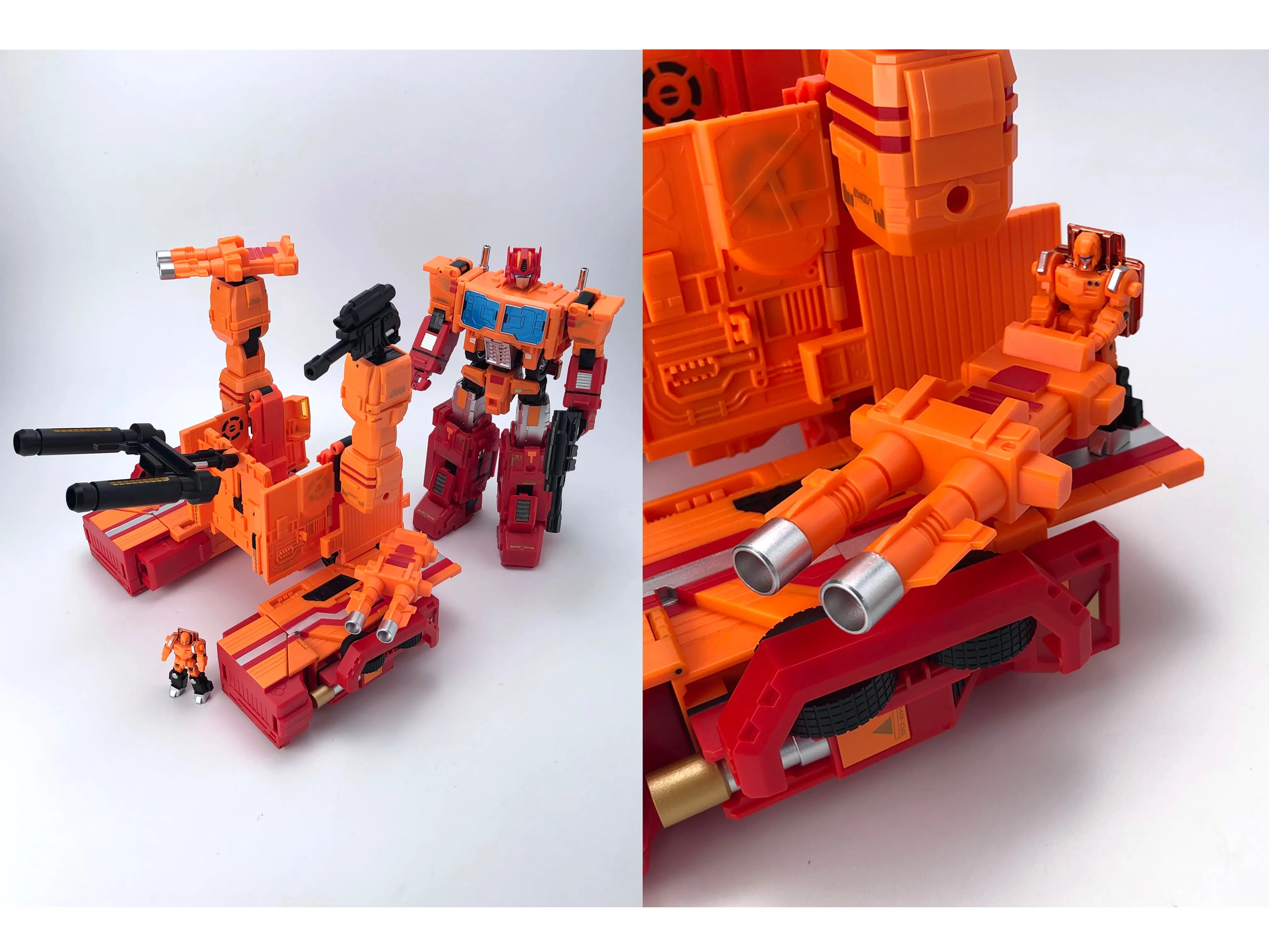 MB-06D ORANGE POWER BASER   MB-11D ORANGE GOD ARMOUR