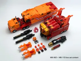 MB-06D ORANGE POWER BASER   MB-11D ORANGE GOD ARMOUR