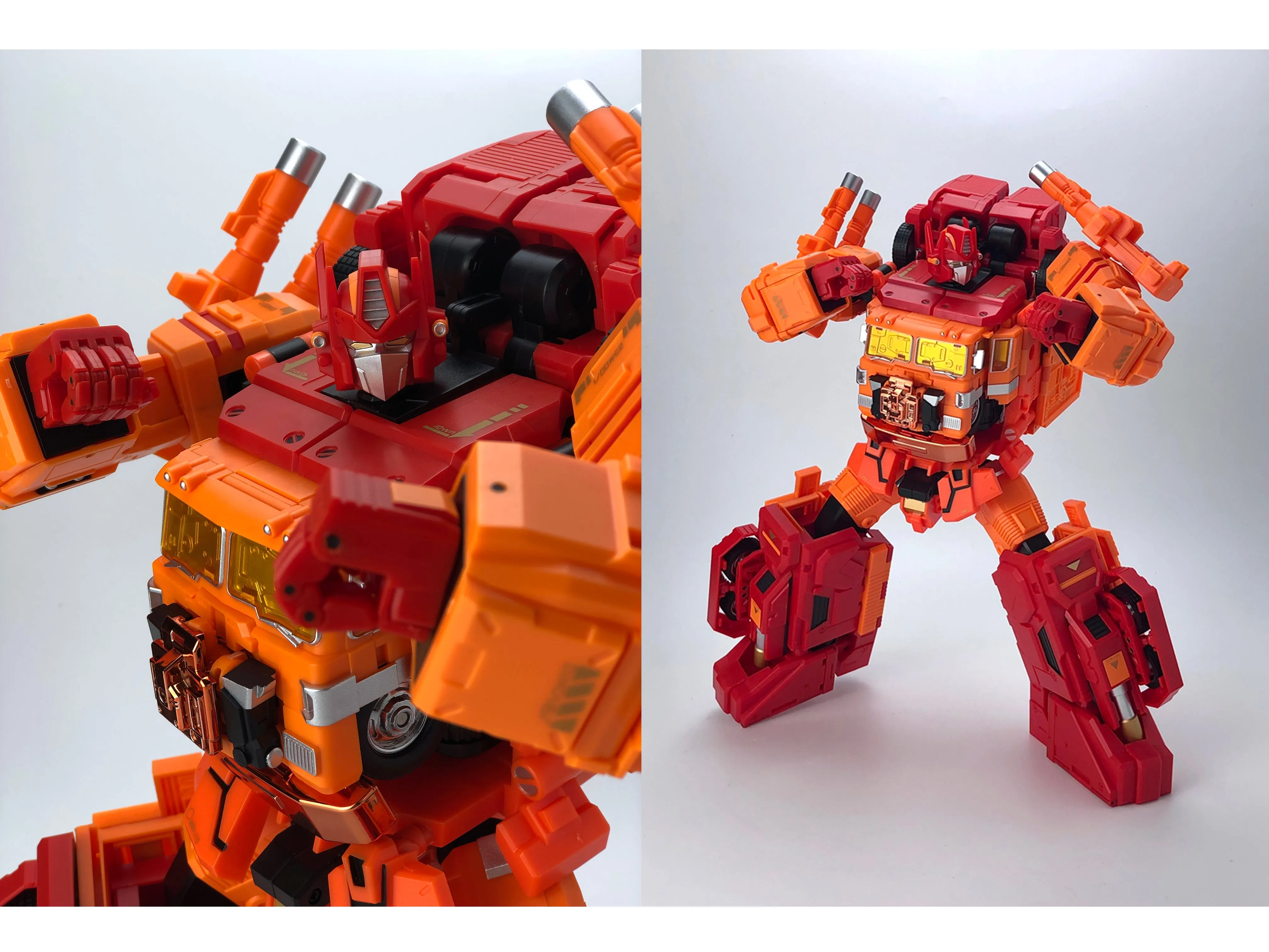 MB-06D ORANGE POWER BASER   MB-11D ORANGE GOD ARMOUR