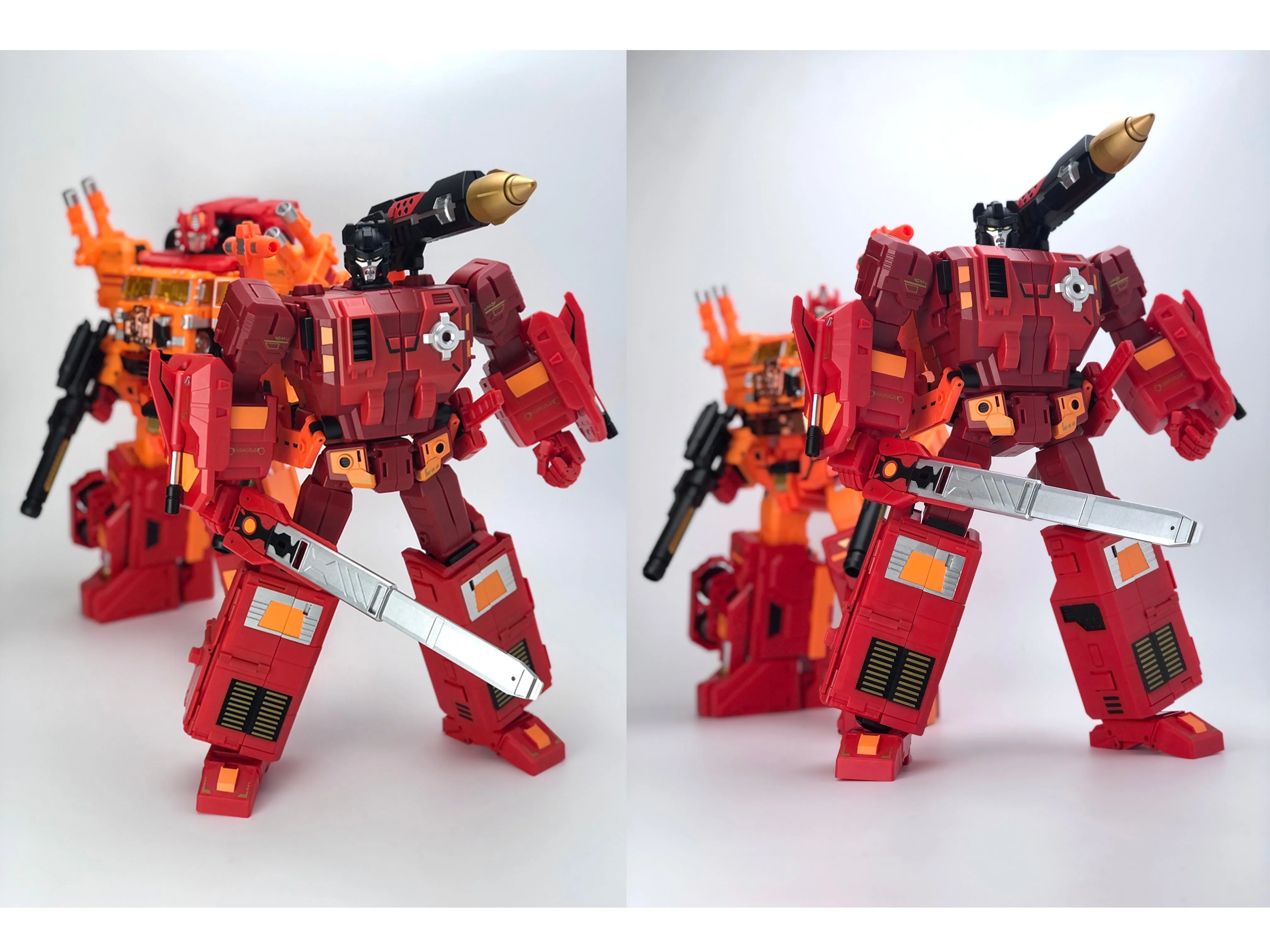 MB-06D ORANGE POWER BASER   MB-11D ORANGE GOD ARMOUR