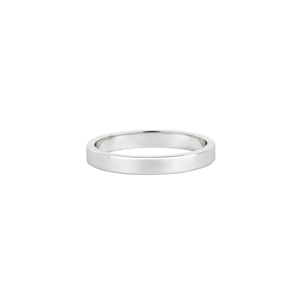 Minimal Band Ring - Silver